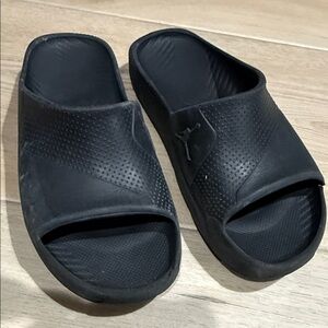 Jordan Kids Black Slide Sandals